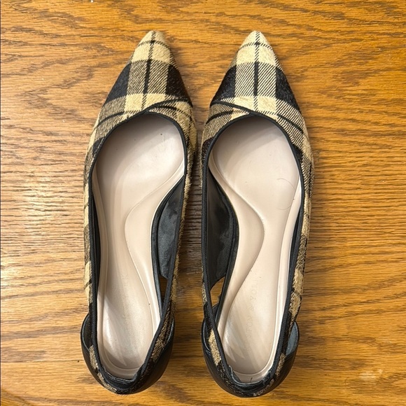 Plaid Pointed Toe Women's Shoes - Picture 3 of 5
